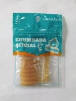 Isca Soft Chumbada Oficial Mini Paddle 4,5cm C/ 9 unid Cor Cha - Imagem 2
