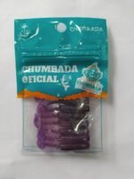 Isca Soft Chumbada Oficial Mini Paddle 4,5cm C/ 9 unid Cor Roxo Estelar - Imagem 2