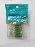 Isca Soft Chumbada Oficial Mini Paddle 4,5cm C/ 9 unid Cor Verde Cosmico - Imagem 2
